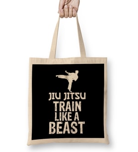 Jiu Jitsu Train Like a Beast Brazilian Jiu-Jitsu Bez Çanta Uzun Saplı