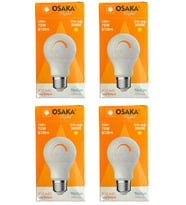 Osaka 10W (75W) 3000K (Günışığı) E27 Duylu Dim Edilebilir Led Ampul (4 Adet)