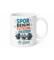 Spora Başlayıp İkinci Gün Bırakanlara Esprili Fitness Kupası Hediye Bardak