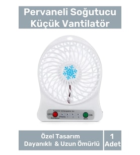 Özel Üretim Usb Şarjlı 3 Kademeli Sessiz Taşınabilir Mini Fan Pervaneli Soğutucu Küçük Vantilatör