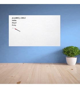 Ders Çalışma Yazı Tahtası Manyetik Duvar Stickerı 100x60 cm (5343)