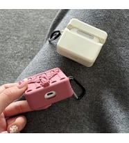 AirPods 3. Nesil Angel Kılıf (Dua Eden Melek Figürlü) (Pembe)