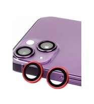 Newface Apple iPhone 13 Mini Raze Metal Kamera Lens - Kırmızı