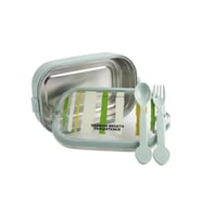 MUGGLE MS-26 304 PASLANMAZ ÇELİK GEENİŞ TEK BÖLMELİ 850 ML BESLENME YEMEK KABI/KUTUSU - TEKLİ