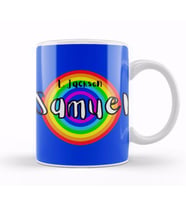 Samuel L Jackson Retro Rainbow Style Kupa Bardak Porselen