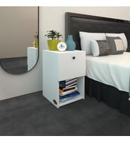 Kenzlife komodin izumi byz 60*39*39 komidin kitaplık ayakkabılık kapaklı arkalıklı (Karışık)