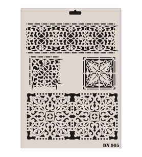 Dantel Seri Dn-905 Stencil 35X25 Cm