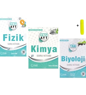 Palme Yayıncılık AYT Fizik Kimya Biyoloji Soru Kitabı Seti Yeni