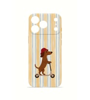 iPhone 17 Pro Max Vorian İnce Kamera Korumalı Mika Kılıf Dachshund Riviera