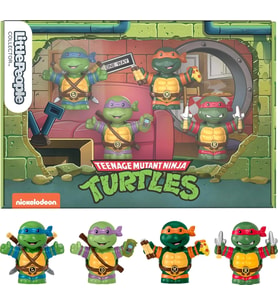 Fisher Price Little People Ninja Kaplumbağalar Özel Seri Seti, 3 Yaş ve Üzeri, ‎HPM43 (Çok Renkli)