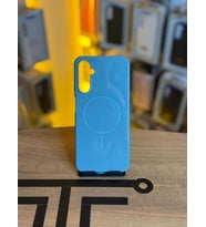 Samsung A14 Uyumlu İçi Kadife Magsafe Destekli Premium Silikon Kılıf (Turkuaz)