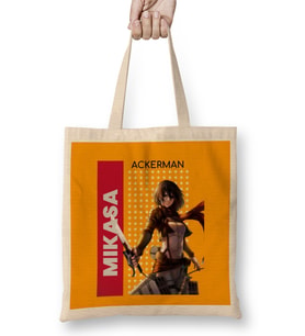 Mikasa Ackerman Attack on Titan Bez Çanta Uzun Saplı
