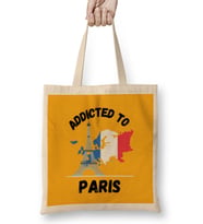 Addicted To Paris Bez Çanta Uzun Saplı
