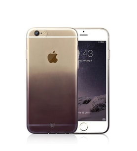Baseus iPhone 6 Plus / 6S Plus ile Uyumlu Illusion Silikon Kılıf Siyah
