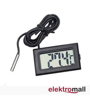 Mini Dijital Termometre sıcaklık Ölçer (Beyaz)