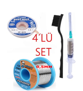 Mechanic Lehim Teli 63sn/37pb Uyumlu Flux %1-3 40gr 05mm Cp3015-3,0 Set1