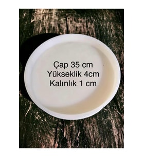 Silikon Sehpa&Saat Kalıbı İç Çap 35cm -İç Yükseklik 4cm