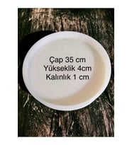 Silikon Sehpa&Saat Kalıbı İç Çap 35cm -İç Yükseklik 4cm