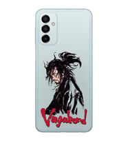 Samsung Galaxy M13 Uyumlu Vagabond Anime Desenli Şeffaf Telefon Kılıfı