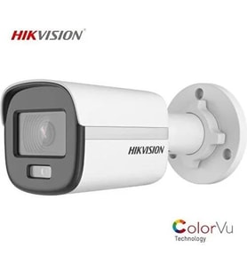 Hıkvısıon Colorvu DS-2CE10DF0T-PF 2mp 3.6mm 20MT IP67 Hd-Tvı Ir Bullet Kamera (Beyaz)