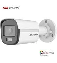 Hıkvısıon Colorvu DS-2CE10DF0T-PF 2mp 3.6mm 20MT IP67 Hd-Tvı Ir Bullet Kamera (Beyaz)