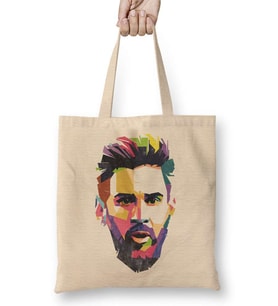 Rosto de Messi Bez Çanta Uzun Saplı