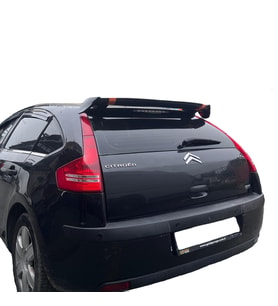 Citroen C4 (2005-2010) Üniversal BOYASIZ Spoiler (Plastik)