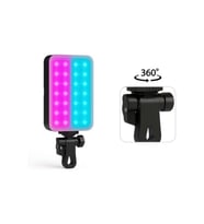 Mini RGB LED Selfie Işığı, Taşınabilir Clip-Fill, Renkli ve Parlak 1198781