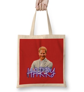 PRINCE HARRY Gift Bez Çanta Uzun Saplı