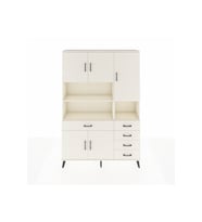 Arges Gardrop 9 Raflı 5 Çekmeceli 5 Kapaklı 132x30x195 Aytaşı-Aytaşı