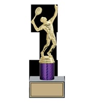 ODAK KUPA - Figürlü Kupalar - Tenis Erkek Figürlü Kupalar FG-002 B - 24 cm