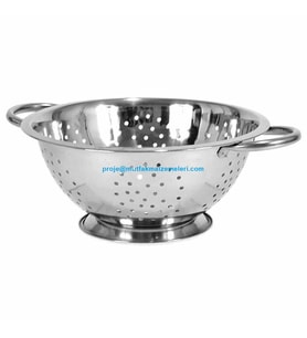 MAKARNA SÜZGECİ ÇELİK - 30 CM (MS-30)