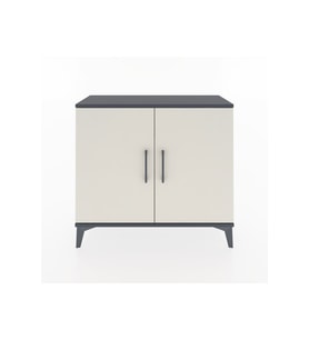 Arges Şifonyer 2 Raflı 2 Kapaklı 88x30x80 Antrasit-Aytaşı
