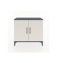 Arges Şifonyer 2 Raflı 2 Kapaklı 88x30x80 Antrasit-Aytaşı