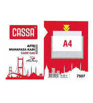 Cassa A4 Afiş Muhafaza Kabı