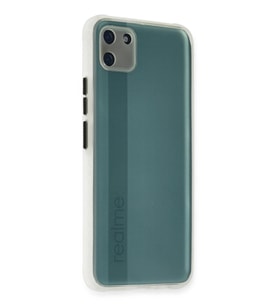 Durukar® Realme C11 Kılıf Miami Şeffaf Silikon - Şeffaf