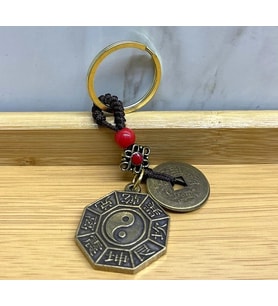 Metal Yin Yang Anahtarlık Alk4457