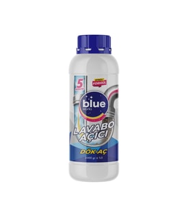 Blue Works Dök-aç Lavabo Banyo WC Açıcı Mucize Etkili Tıkanıklık Giderici Gider Açıcısı 2 KG