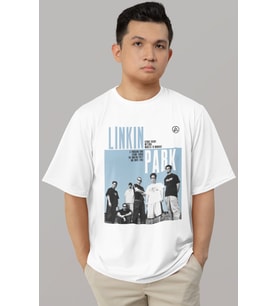 Tasarım Linkin Park Rock Metal Müzik Grubu Baskılı Unisex Oversize Tişört