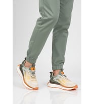Pierre Cardin Beyaz Haki Fileli Hafif Esnek Hafızalı Taban Unisex Spor Ayakkabı PCI-10106 G