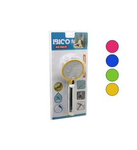 ORTA BOY YUVARLAK=8.7CM DUŞ BAŞLIK KADEMELİ VAKUMLU KROM GÖVDE-RENK.KENAR-BEYAZ ZEMİNSAP:14CM (5343)