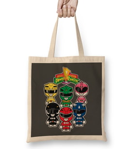 Power Rangers Bez Çanta Uzun Saplı