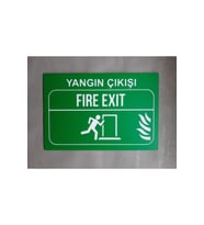 Yangın Çıkışı Tabelası 25x15 cm