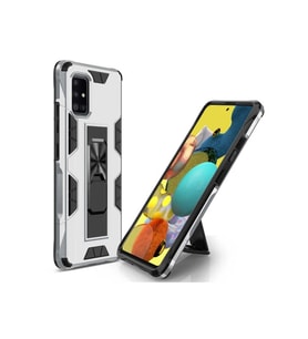 Samsung Galaxy A71 Uyumlu Kılıf Zore Volve Kapak (Gri)