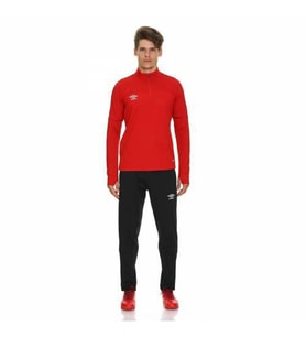 UMBRO ERKEK SWEAT / RED / YARIM FERMUARLI / TC-0024-3 
