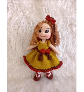 Maya Bebek Amigurumi Organik Oyuncak