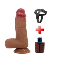 Odins Shop Belden Bağlamalı 17,3 cm Realistik Vantuzlu Dildo - Curtis