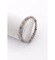 Labradorit Doğal Taş Bileklik 6 mm Küre Kesim