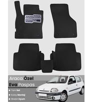 RENAULT CLİO 2 (1998-2004) Uyumlu EVA Paspas Tam Set–Araca Özel,Oto Paspas