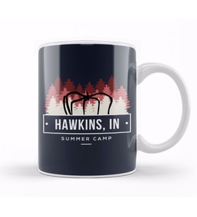 Stranger Things Hawkins Summer Camp Kupa Bardak Porselen